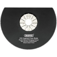 DRAPER 26072 HSS Segment Saw Blade 88mm Dia. x 18tpi