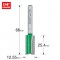TREND C021AX1/4TC TWO FLUTE 12.55MM DIA X25.4MM CUT  