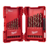 Milwaukee HSS-G Co Drill (DIN338) Set -19pcs