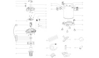 DRAPER 20515 WDV20BSS 20L WET AND DRY VACUUM CLEANER SPARE PARTS