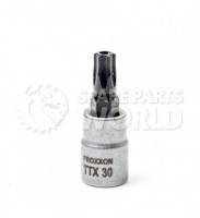 Proxxon 23762 33mm Long 1/4\" TTX 30 Screwdriver bits with frontal hole