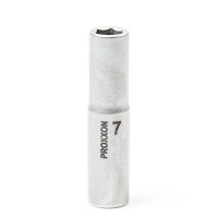 Proxxon 23772 1/4\" 7mm Chrome-Vanadium Steel Deep Socket