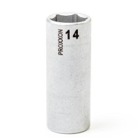 Proxxon 23773 1/4\" 14mm Chrome-Vanadium Steel Deep Socket