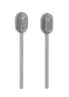 Proxxon 28726 Wolfram Vanadium Cylindrical Milling Bit, 2 pcs., 8 mm NO 28 726
