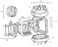 Milwaukee 4000446635 M18AL 0 M18Al-0 Area Light Spare Parts