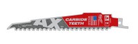 Milwaukee 48005521 Pack of 5 Carbide Demolition Reciprocating Saw Blades 150mm x 5TPI