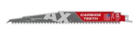 Milwaukee 48005526 Pack of 5 AX Carbide Demolition Sawzall Reciprocating Saw Blades 230mm x 5TPI