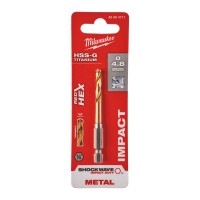 Milwaukee Metal Drill SWave HSS-G Ti. 4.8mm - 1pc