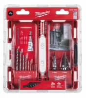 Milwaukee Step Drill & Thunderweb Metal Drill Bit Set - 10pc