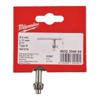 Milwaukee Type D Chuck Key - S14 - 1pc