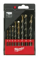 Milwaukee Concrete Drill Bit Set with Cylindrical Clamp - 8pcs