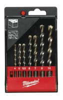 Milwaukee Super Concrete Drill Bit Set with Cylindrical Clamp - 7pcs