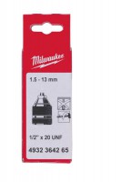 Milwaukee Keyless Chuck 1.5 - 13 - 1/2\" X 20 - 1pc