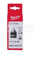 Milwaukee Keyless Chuck 1.0 - 10 - 1/2\" X 20 - 1pc