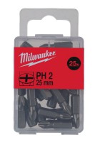 Milwaukee S/Driving Bit PH 2 x 25mm - 25pcs
