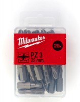 Milwaukee S/Driving Bit PZ 3 x 25mm - 25pcs