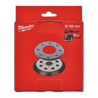 Milwaukee ROS125 Base Plate & Rubber Ring 125mm x 8 Holes - 1pc