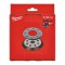 Milwaukee ROS125 Base Plate & Rubber Ring 125mm x 8 Holes - 1pc