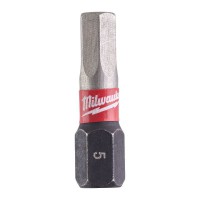 Milwaukee ShW Hex5 25mm-2pc