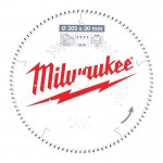 Milwaukee 4932471322 Wood Cutting Circular Saw Blade 305mm x 30mm 100T