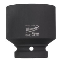 Milwaukee SHOCKWAVE IMPACT DUTY 1\" Impact Socket Short 55mm - 1pc