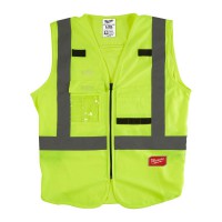 Milwaukee Hi-Visibility Vest Yellow - L/XL -1pc