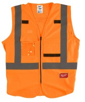 Milwaukee Hi-Visibility Vest Orange - S/M -1pc
