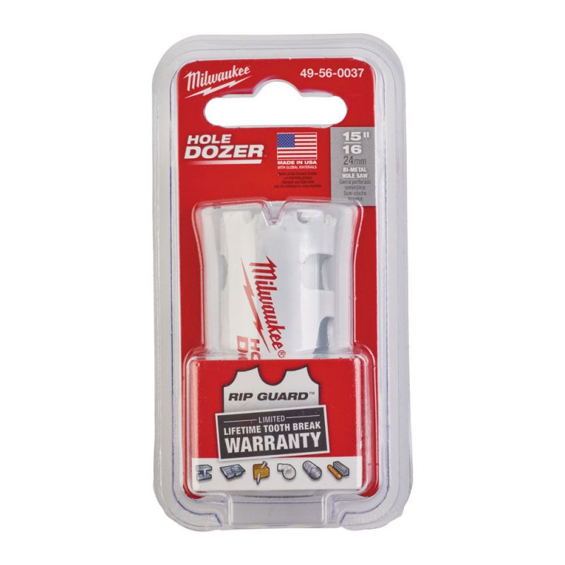 thumbnail image 2 of Milwaukee 49-56-0037 15/16" Hole Dozer Bi-Metal Hole Saw – 15/16 In 2 of 5