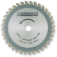 Proxxon 28732 Tungsten Carbide Circular Saw Blade, � 80 x 1.6 x 10 mm, 36 teeth NO 28 732