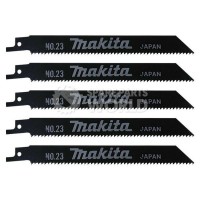 Makita 792148-9 160mm Reciprocating Saw Blades 9TPI Pack of 5