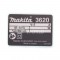 Makita Name Plate 3620