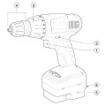 Stanley 9.6v Cordless Drill Spare Parts