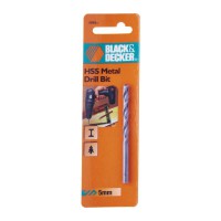 Black & Decker A8069 5mm HSS Metal Drill Bit 3/16\"