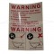 Altrad Belle Warning Label Dry Cut Dust