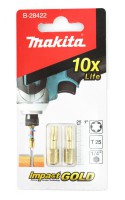 Makita B-28422 T25 x 25mm Impact Gold Torsion Bit