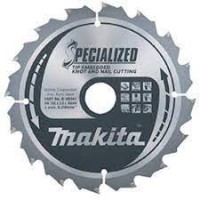 MAKITA B-33102 185mm x 30mm Bore 20 Tooth Knot and Nail Wood Cut Circular Saw Blade For DRS780Z