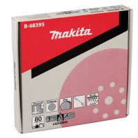 Makita B-68389 Abrasive Sand Paper Disc 225mm 40 Grit Pack of 25 - B-68389