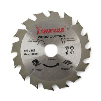 Spartacus 125 x 16T x 20mm Wood Cutting Circular Saw Blade