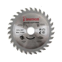 Spartacus 125 x 30T x 20mm Wood Cutting Circular Saw Blade