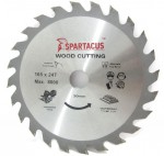 Spartacus 165 x 24T x 20mm Wood Cutting Cordless Circular Saw Blade