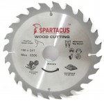 Spartacus 190 x 24T x 30mm x 1.6mm Kerf Wood Cutting Cordless Circular Saw Blade