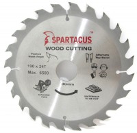 Spartacus 190 x 24T x 30mm Wood Cutting Cordless Circular Saw Blade