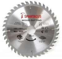 Spartacus 190 x 40T x 30mm Wood Cutting Circular Saw Blade