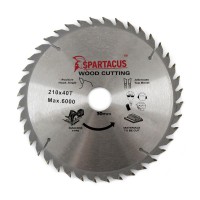 Spartacus 210 x 40T x 30mm Wood Cutting Cordless Circular Saw Blade