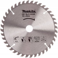 Makita D-03349 TCT Circular Saw Blade For Wood 165mm x 20mm x 40 Teeth