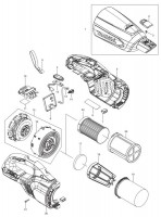 Makita DCL281F 18v Brushless Vacuum Cleaner  LXT Spare Parts