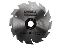 [NO LONGER AVAILABLE] DeWalt DT1164 Circular Mitre Saw Blade 150mm x 20mm 12 Teeth