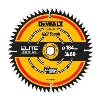 DeWalt DT1670 184mm x 16mm 60T TCT Elite Circular Saw Blade - DT1670-QZ