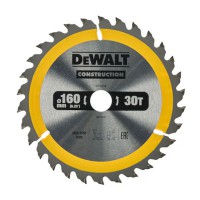 DeWalt 160mm x 20mm 30T TCT Construction Circular Saw Blade - DT1932-QZ