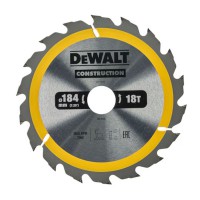 DeWalt 184mm x 30mm 18T TCT Construction Circular Saw Blade - DT1941-QZ